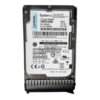 Жесткий диск Lenovo 00WG684 600Gb 15000 SAS 2,5" HDD