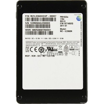 MZILS960HEHP-00007 Жесткий диск HP Enterprise 2.5" SAS