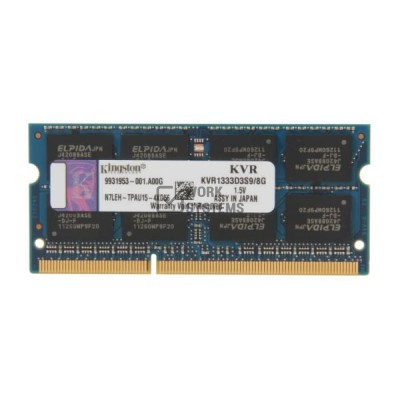 Оперативная память Kingston KVR1333D3S9/8G DDRIII 8Gb