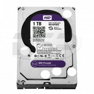 Жесткий диск Western Digital WD10PURX 1Tb IntelliPower SATAIII 3.5" HDD