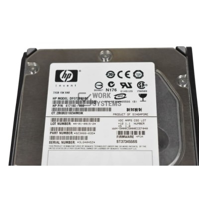 Жесткий диск HP 9Z3066-035 72,8Gb  SAS 3,5" HDD