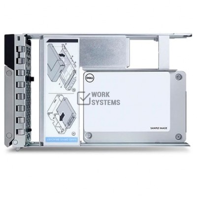 345-BDFT SSD Накопитель Dell 1.92TB SATA MU 6Gbps 512e 2.5" 3.5" Hybrid Carrier