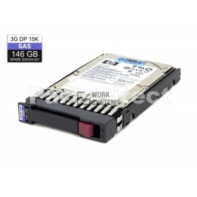 504334-001 Жесткий диск HP 146-GB 3G 15K 2.5 DP SAS HDD