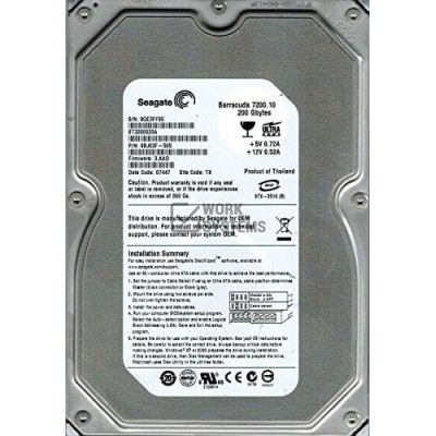 Жесткий диск Seagate ST3200820A 200Gb 7200 IDE 3.5" HDD