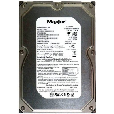 Жесткий диск Maxtor 6A250V0 250Gb 7200 IDE 3.5" HDD
