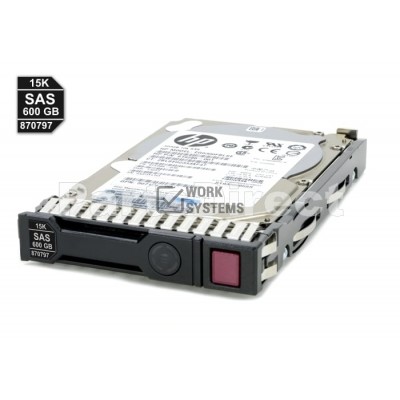 870797-001 Жесткий диск HP G8-G10 600-GB 12G 15K 2.5 SAS SC