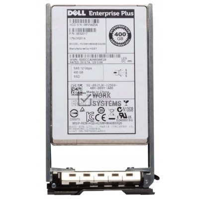 8JYJK Жесткий диск Dell 400GB SSD 2.5 SAS 12G