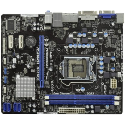 Материнская плата ASRock H61M-S Socket 1155