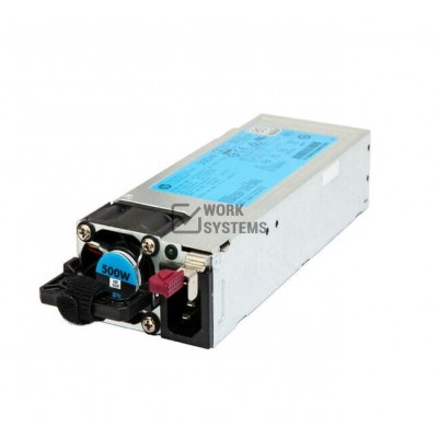 Блок питания HP 500Wt R500A001L Flex Slot для серверов DL360Gen9 DL380Gen9 DL380z G9 [723595-201]