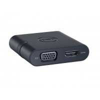 Dell Adapter - USB-C to HDMI/VGA/Ethernet/USB 3.0 DA200 [470-ABRY]