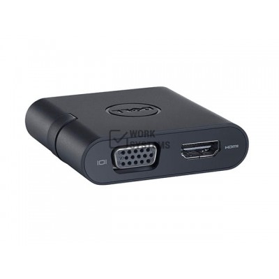 Dell Adapter - USB-C to HDMI/VGA/Ethernet/USB 3.0 DA200 [470-ABRY]