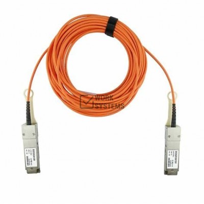 Dell Networking, Cable, QSFP+, 40GbE, Active Fiber Optical Cable, 10 Meters (No optics [470-AAZM]