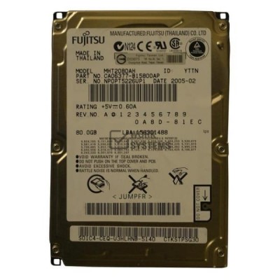 Жесткий диск Fujitsu CA06377-B15800AP 80Gb 5400 IDE 2,5" HDD