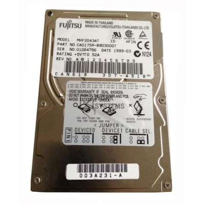 Жесткий диск Fujitsu MHF2043AT 4,32Gb 4200 IDE 2,5" HDD