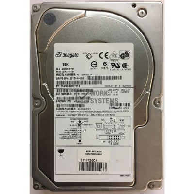 Жесткий диск HP 291244-001 36,4Gb  U320SCSI 3.5" HDD