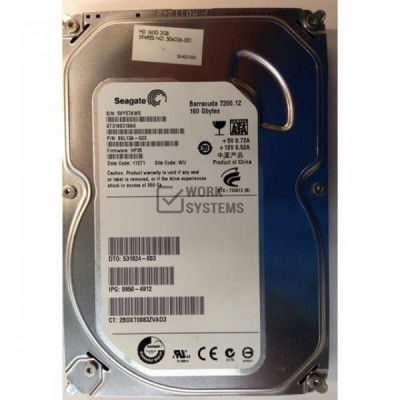Жесткий диск HP 531624-003 160Gb  SATAII 3,5" HDD