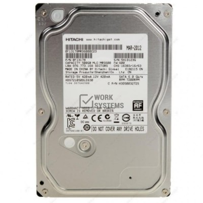 Жесткий диск Hitachi 0F13178 500Gb  SATAIII 3,5" HDD