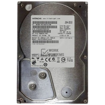 Жесткий диск Hitachi HDS721064CLA332 640Gb 7200 SATAII 3.5" HDD