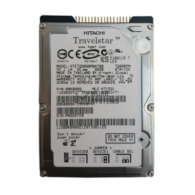Жесткий диск Hitachi HTE726060M9AT00 60Gb 7200 IDE 2,5" HDD
