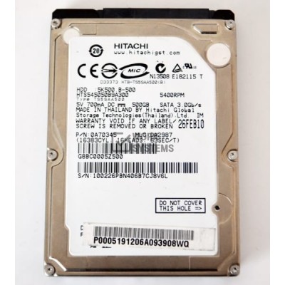 Жесткий диск Hitachi HTS545050B9A300 500Gb 5400 SATAII 2,5" HDD