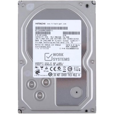 Жесткий диск Hitachi HUA723030ALA641 3Tb 7200 SATAIII 3.5" HDD