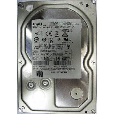 Жесткий диск Hitachi HUS724040ALS641 4Tb 7200 SAS 3,5" HDD