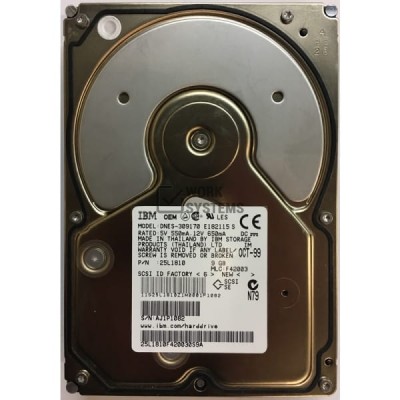 Жесткий диск IBM 25L1810 36,7Gb  U160SCSI 3.5" HDD