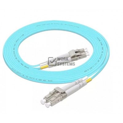 Cabeus FOP-50-LC-LC-3m Шнур оптический duplex LC-LC 50/125 mm OM3 3м LSZH