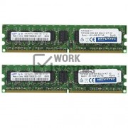 Оперативная память IBM RAM DDRII-533 Kingston 2x1Gb ECC LP PC2-4200 [73P3526]