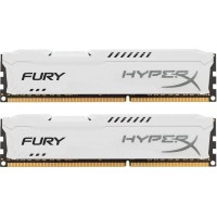 Оперативная память KINGSTON 8GB (2X4GB) PC3-12800 HYPERX FURY WHITE [HX316C10FWK2/8]