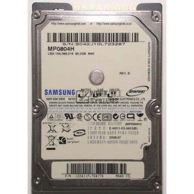Жесткий диск Samsung MP0804H 80Gb 5400 IDE 2,5" HDD