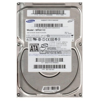 Жесткий диск Samsung SP0411C 40Gb  SATA 3,5" HDD
