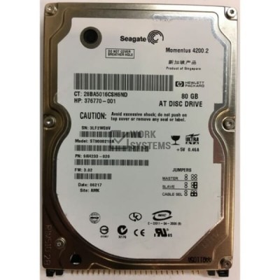 Жесткий диск Seagate 376770-001 80Gb 4200 IDE 2,5" HDD