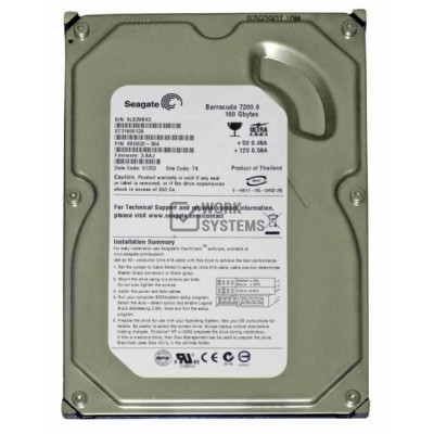 Жесткий диск Seagate 9BD032 160Gb 7200 IDE 3.5" HDD