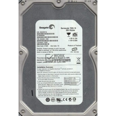 Жесткий диск Seagate 9BJ03E 250Gb 7200 IDE 3.5" HDD