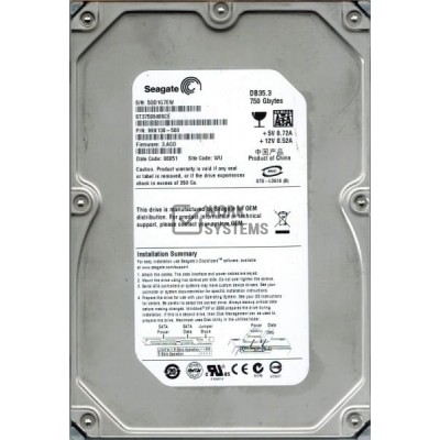 Жесткий диск Seagate 9BK138 750Gb 7200 SATAII 3.5" HDD