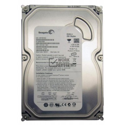 Жесткий диск Seagate ST3250310SV 250Gb  SATAII 3,5" HDD