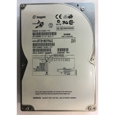 Жесткий диск Seagate 9L2004 18,4Gb 7200 U80SCSI 3.5" HDD