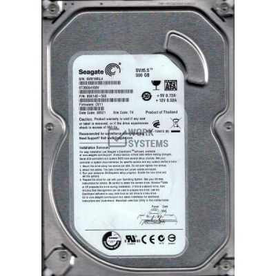 Жесткий диск Seagate 9SK142 500Gb  SATAII 3,5" HDD