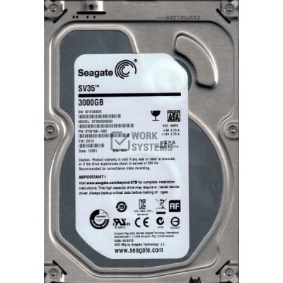 Жесткий диск Seagate 9YW166 3Tb  SATAIII 3,5" HDD
