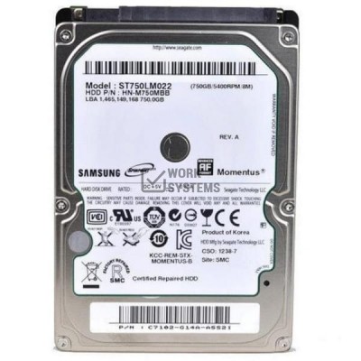 Жесткий диск Seagate ST750LM022 750Gb 5400 SATAII 2,5" HDD