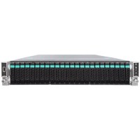 Сервер Intel Server 2U 2xGold 6136/10x16GB/6x480Gb SSD/22x1.2TB HDD/1x1300W/rails/RMM [R2224WFTZS-1]