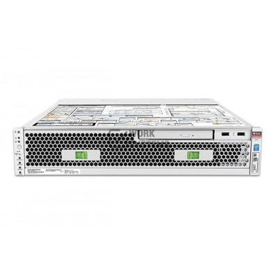 Сервер Oracle Netra Server X5-2: 2 RU DC base chassis with motherboard and 6 HDDs and DVD (f[711108