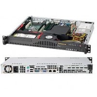Supermicro SC512C Chassis - Rack-mountable - Black [CSE-512CB]