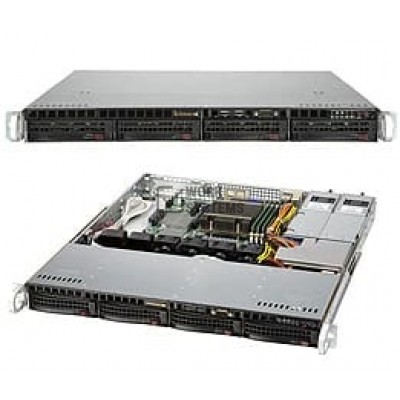 Supermicro 1U RM BB BLACK AM3+ 1600MHZ 4X SATA 400W RPS H8SML-7F [AS -1012A-M73RF]