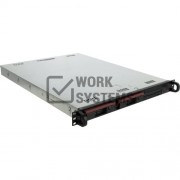 Supermicro 1U SC811LT-260 Chassis (B = Black) - Rack-mountable - Black - 1U - 4 x Bay[CSE-811LT-260