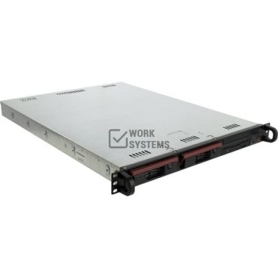 Supermicro 1U SC811LT-260 Chassis (B = Black) - Rack-mountable - Black - 1U - 4 x Bay[CSE-811LT-260