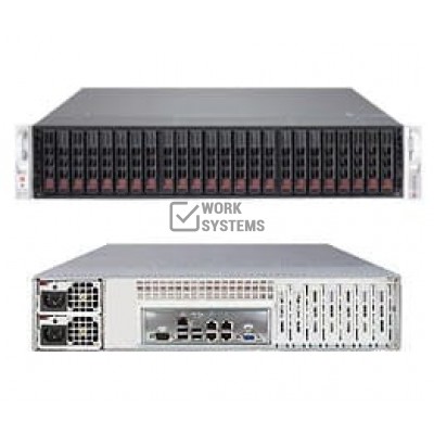 Supermicro 2U RM BB BLACK E5-2600 1600MHZ 24X SAS/SATA 920W RPS X9DRD-7LN4F [SSG-2027R-E1R24L]