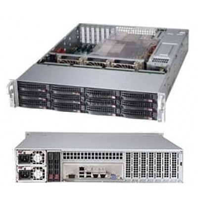 Supermicro 2U Xeon E5-2600 Dual R S2011 12X3.5 SAS SATA RTL [SSG-6027R-E1R12T]