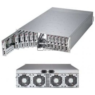 Supermicro 3U RM BB BLACK AM3+ 1600MHZ 2X SATA II 1620W RPS MICROCLOUD SYSTEM [AS -3012MA-H12TRF]